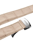 21 mm Beige Alligator leather strap